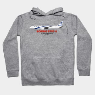 Boeing B787-9 - El Al Israel Airlines Hoodie